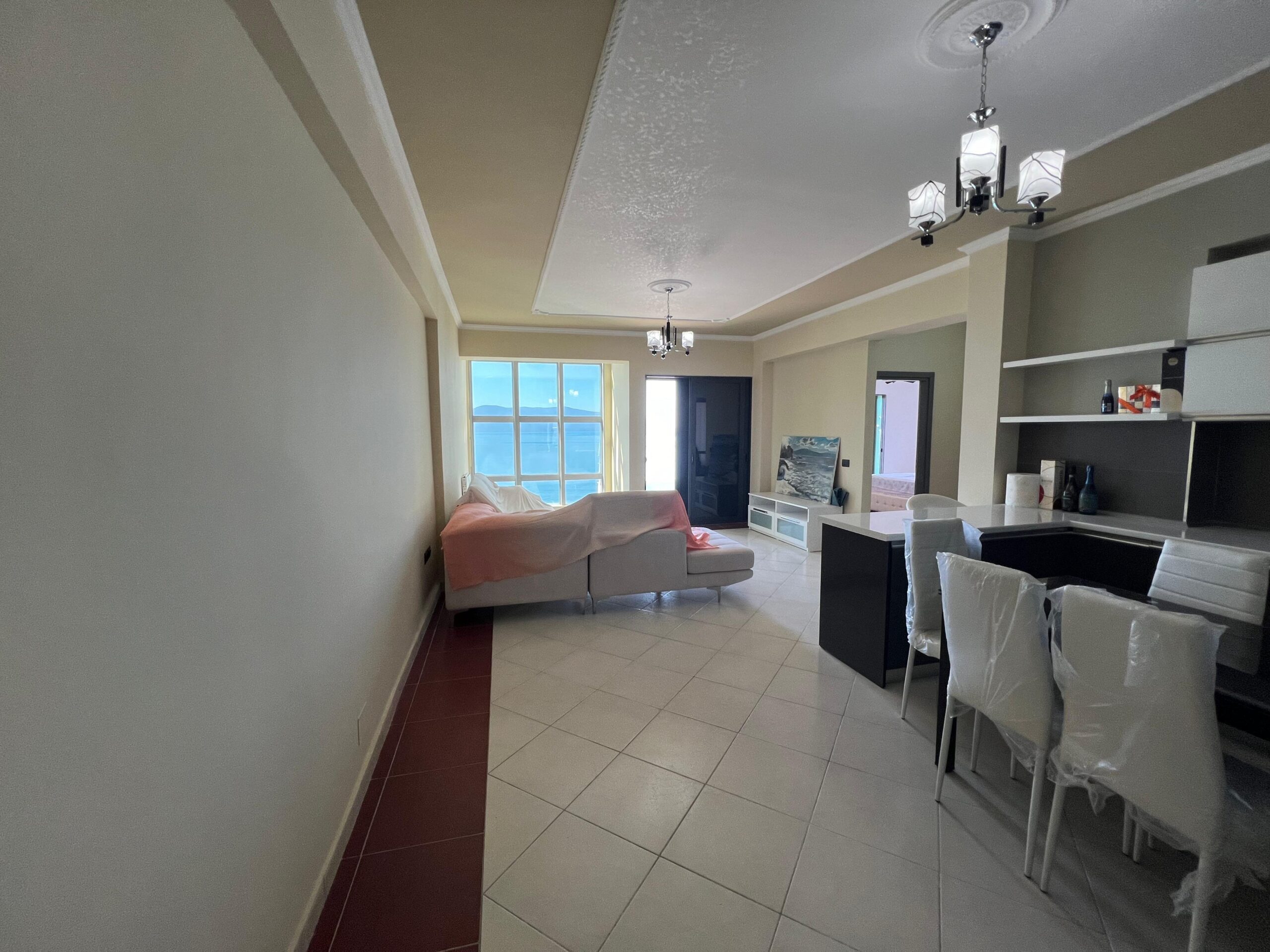3-pokojowy apartament z widokiem na morze- Lungomare, Wlora Albania
