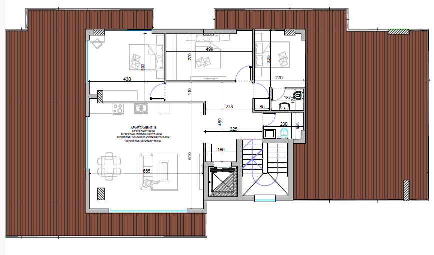 Penthouse z widokiem na morze- Radhime