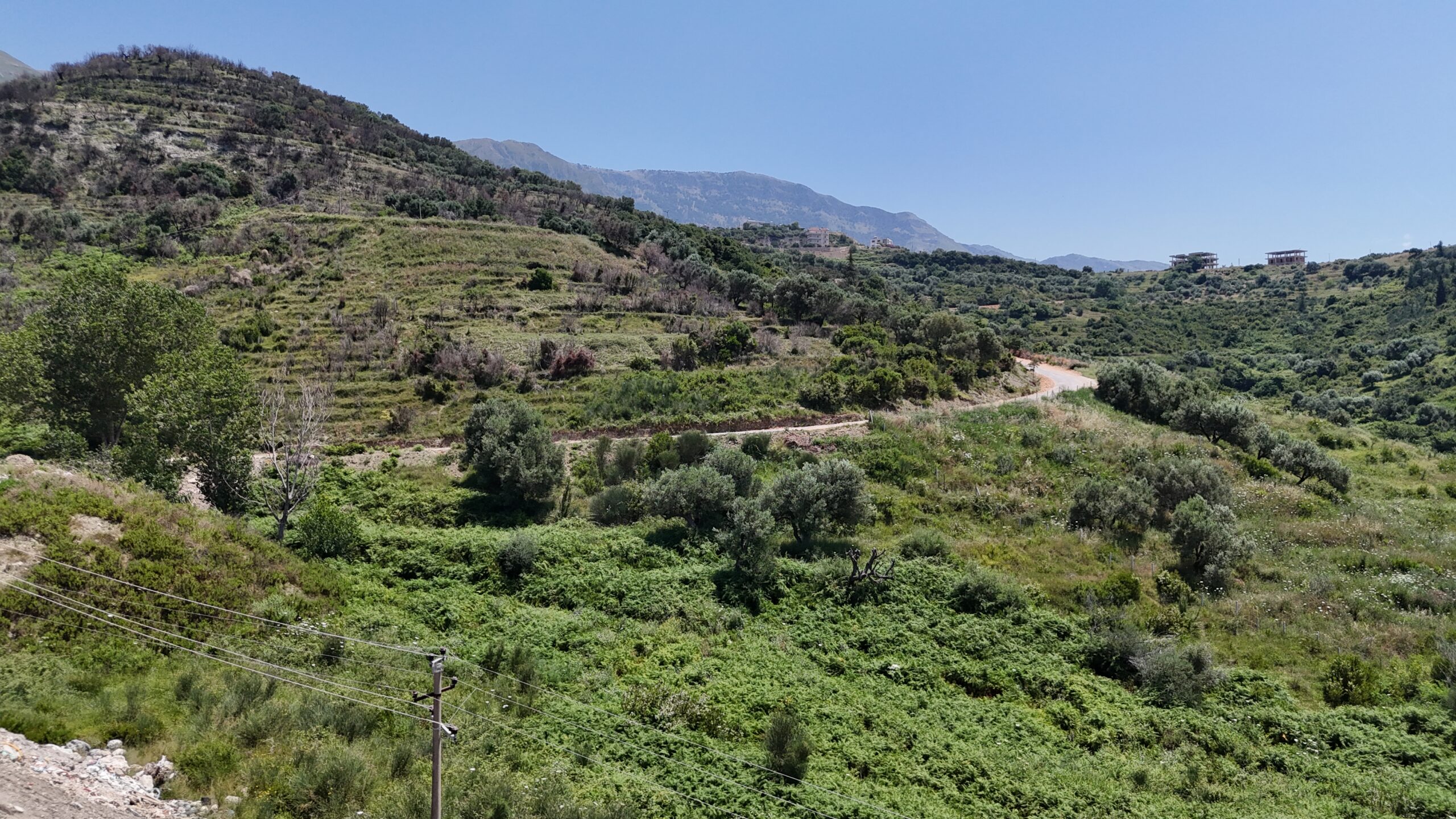 Na sprzedaż działka 3300m2 z widokiem na morze- Radhime,(Południowa Albania)
