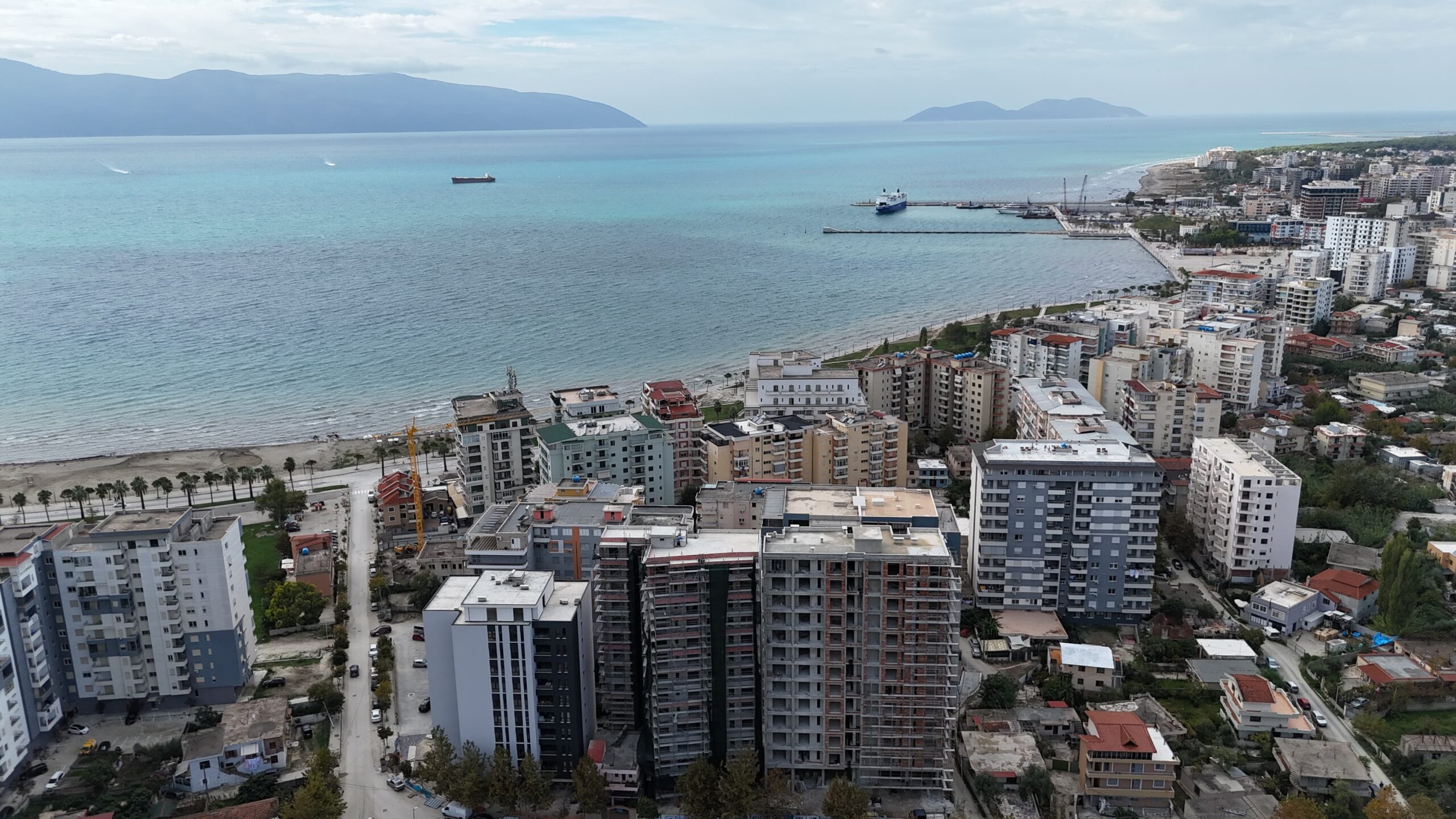 Apartament inwestycyjny z widokiem na morze- Lungomare, Wlora-2026 oddanie