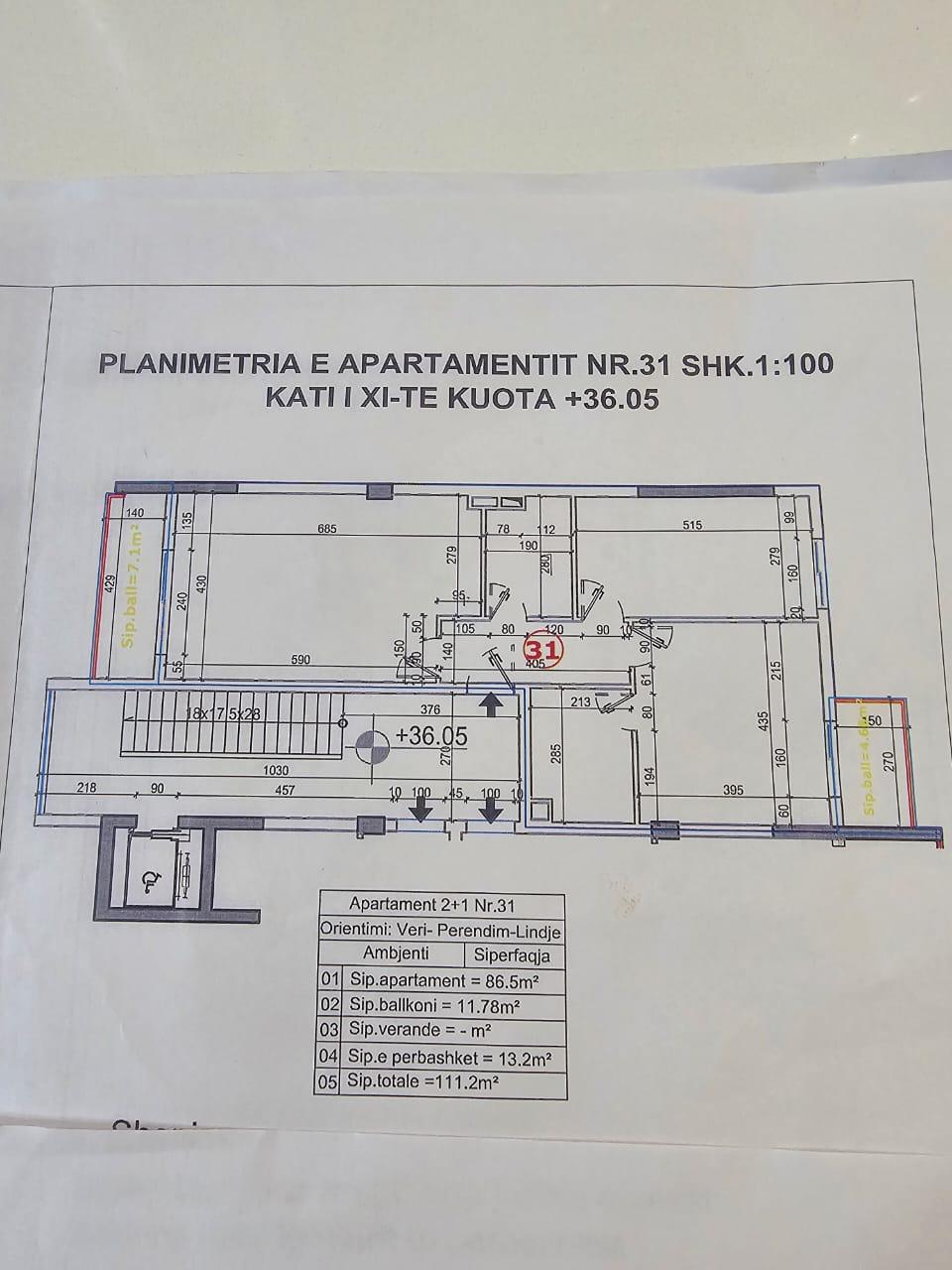 3-pokojowy apartament  w centrum Wlory