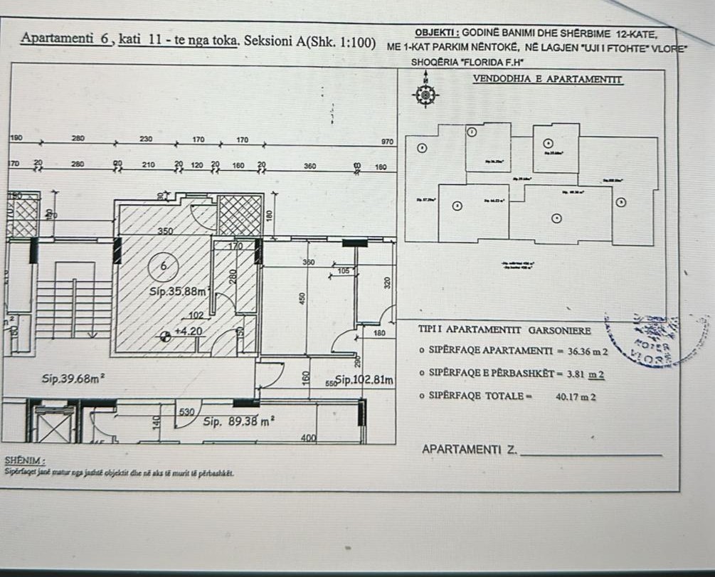 Inwestycyjne Studio 2. Linia od Plaży – Lungomare, Wlora