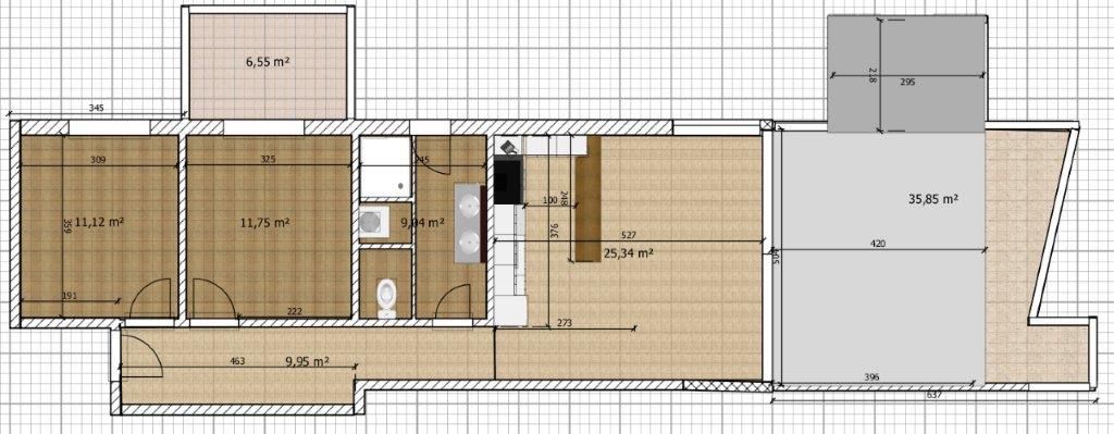 Panoramiczny apartament 140 m2 z tarasem 35 m² – Cold Water / Lungomare 2, Wlora