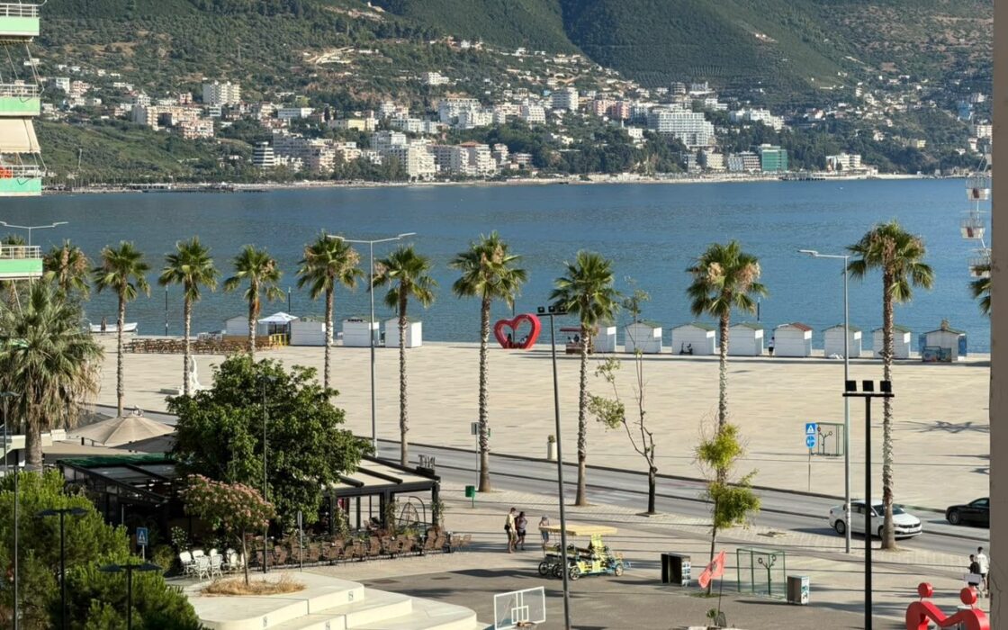 Apartament 3 pokojowy z widokiem na morze – Lungomare, Wlora
