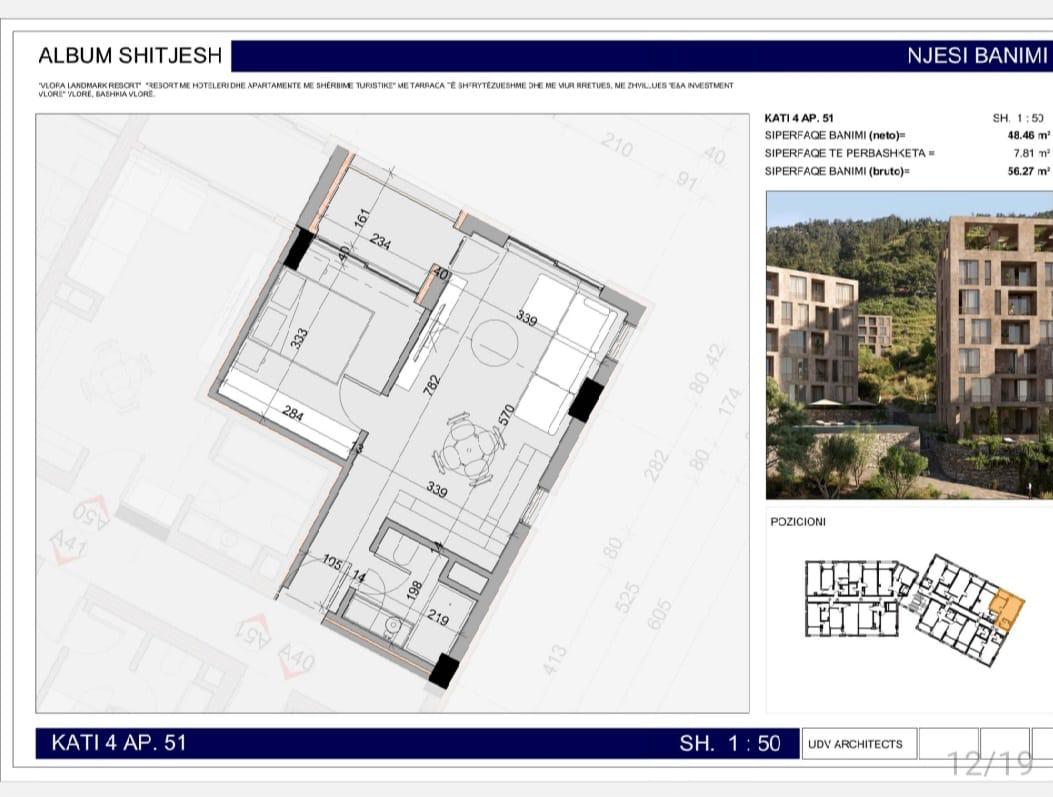 Luksusowy 2-pokojowy apartament z widokiem na morze – nowa rezydencja przy Lungomare, Wlora