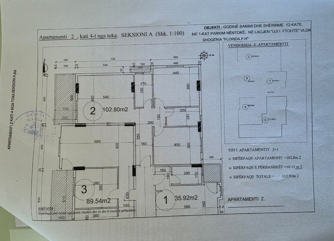 Sea View Apartment With 3 Rooms For Sale In Lungomare Vlore Albania